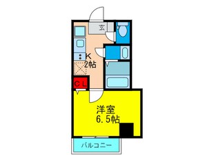 ｸﾞﾗﾝﾊﾟｼﾌｨｯｸ難波西の物件間取画像